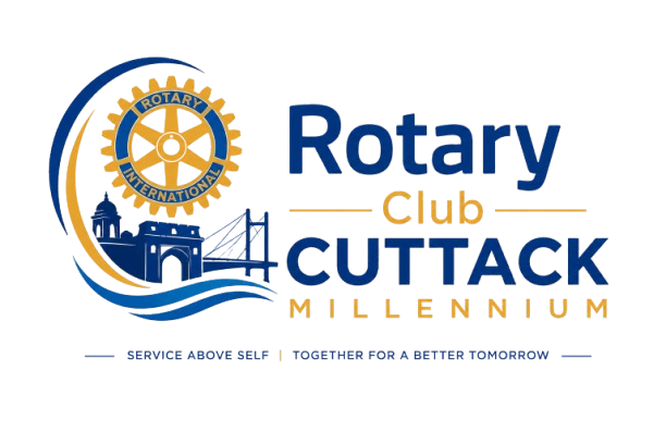 Rotary Club Cuttack Millennium Logo